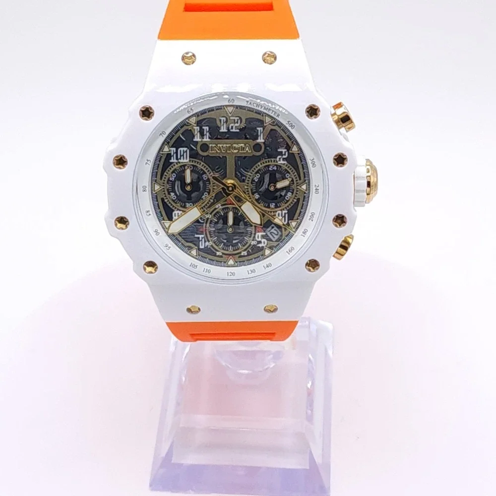 Invicta Vaulthan 69651 Orange Watch New - Picture 13 of 16